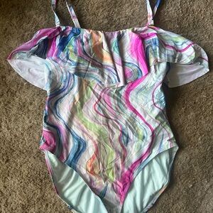 Vibrant Multicolor Swimsuit 🌈